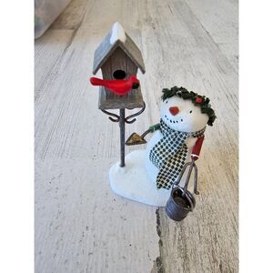 Hallmark cardinal carols snowman birdhouse Cardinal 2007 ornament Xmas decor tre